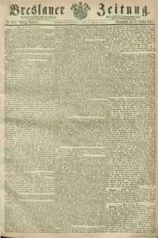 Breslauer Zeitung. Jg.48, Nr. 478 (12 October 1867) - Mittag-Ausgabe