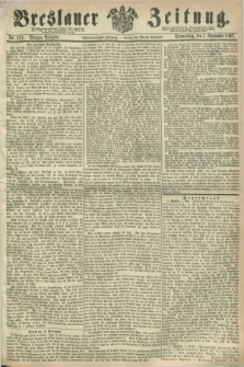 Breslauer Zeitung. Jg.48, Nr. 521 (7 November 1867) - Morgen-Ausgabe + dod.