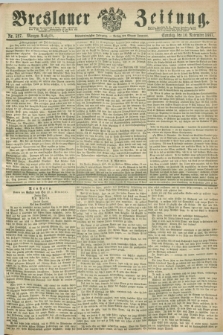 Breslauer Zeitung. Jg.48, Nr. 527 (10 November 1867) - Morgen-Ausgabe + dod.