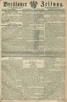 Breslauer Zeitung. Jg.48, Nr. 561 (30 November 1867) - Morgen-Ausgabe + dod.