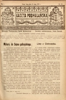Gazeta Podhalańska. 1913, nr 22