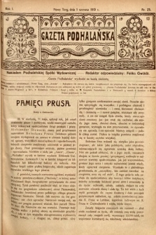 Gazeta Podhalańska. 1913, nr 23