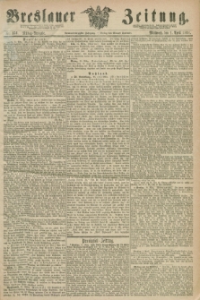 Breslauer Zeitung. Jg.49, Nr. 156 (1 April 1868) - Mittag-Ausgabe
