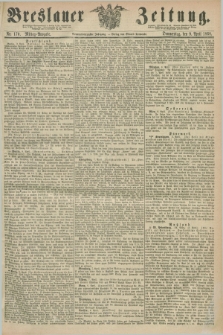 Breslauer Zeitung. Jg.49, Nr. 170 (9 April 1868) - Mittag-Ausgabe