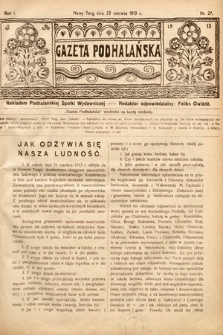 Gazeta Podhalańska. 1913, nr 27