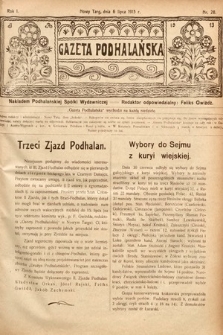 Gazeta Podhalańska. 1913, nr 28