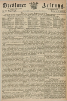 Breslauer Zeitung. Jg.49, Nr. 299 (30 Juni 1868) - Morgen-Ausgabe + dod.