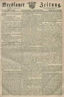 Breslauer Zeitung. Jg.49, Nr. 323 (14 Juli 1868) - Morgen-Ausgabe + dod.