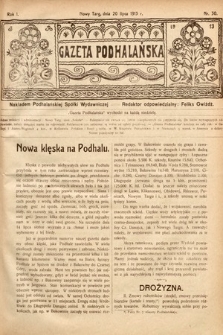 Gazeta Podhalańska. 1913, nr 30