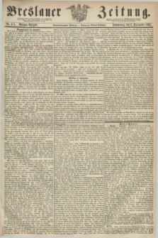 Breslauer Zeitung. Jg.49, Nr. 411 (3 September 1868) - Morgen-Ausgabe + dod.