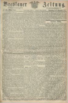 Breslauer Zeitung. Jg.49, Nr. 424 (10 September 1868) - Mittag-Ausgabe