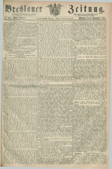 Breslauer Zeitung. Jg.49, Nr. 434 (16 September 1868) - Mittag-Ausgabe