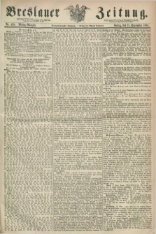 Breslauer Zeitung. Jg.49, Nr. 438 (18 September 1868) - Mittag-Ausgabe