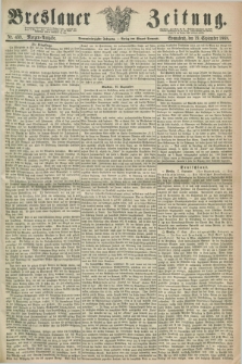 Breslauer Zeitung. Jg.49, Nr. 439 (19 September 1868) - Morgen-Ausgabe + dod.
