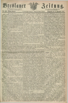 Breslauer Zeitung. Jg.49, Nr. 440 (19 September 1868) - Mittag-Ausgabe