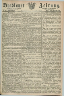 Breslauer Zeitung. Jg.49, Nr. 442 (21 September 1868) - Mittag-Ausgabe