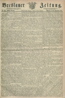 Breslauer Zeitung. Jg.49, Nr. 446 (23 September 1868) - Mittag-Ausgabe
