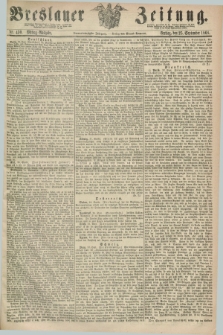 Breslauer Zeitung. Jg.49, Nr. 450 (25 September 1868) - Mittag-Ausgabe