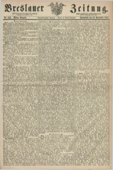Breslauer Zeitung. Jg.49, Nr. 452 (26 September 1868) - Mittag-Ausgabe