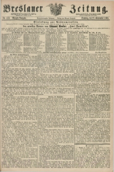 Breslauer Zeitung. Jg.49, Nr. 453 (27 September 1868) - Morgen-Ausgabe + dod.
