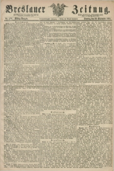 Breslauer Zeitung. Jg.49, Nr. 456 (29 September 1868) - Mittag-Ausgabe