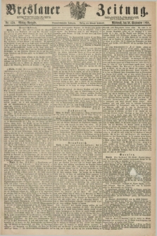 Breslauer Zeitung. Jg.49, Nr. 458 (30 September 1868) - Mittag-Ausgabe
