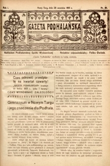 Gazeta Podhalańska. 1913, nr 40