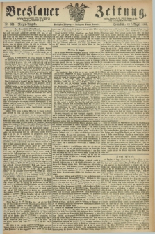 Breslauer Zeitung. Jg.50, Nr. 363 (7 August 1869) - Morgen-Ausgabe + dod.