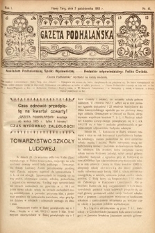 Gazeta Podhalańska. 1913, nr 41