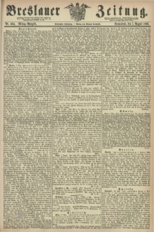 Breslauer Zeitung. Jg.50, Nr. 364 (7 August 1869) - Mittag-Ausgabe