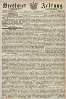 Breslauer Zeitung. Jg.50, Nr. 377 (15 August 1869) - Morgen-Ausgabe + dod.