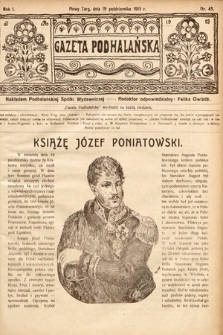 Gazeta Podhalańska. 1913, nr 43