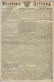 Breslauer Zeitung. Jg.50, Nr. 384 (19 August 1869) - Mittag-Ausgabe