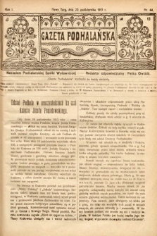 Gazeta Podhalańska. 1913, nr 44