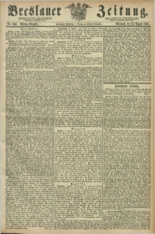 Breslauer Zeitung. Jg.50, Nr. 394 (25 August 1869) - Mittag-Ausgabe