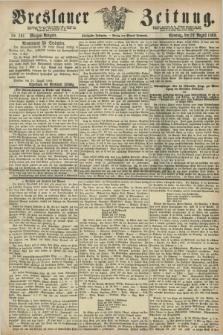 Breslauer Zeitung. Jg.50, Nr. 401 (29 August 1869) - Morgen-Ausgabe + dod.