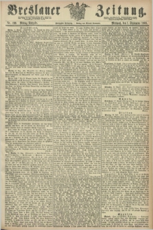 Breslauer Zeitung. Jg.50, Nr. 406 (1 September 1869) - Mittag-Ausgabe