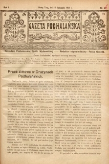 Gazeta Podhalańska. 1913, nr 46
