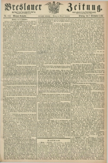 Breslauer Zeitung. Jg.50, Nr. 415 (7 September 1869) - Morgen-Ausgabe + dod.