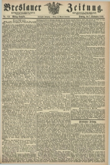 Breslauer Zeitung. Jg.50, Nr. 416 (7 September 1869) - Mittag-Ausgabe