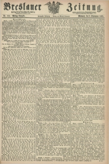Breslauer Zeitung. Jg.50, Nr. 418 (8 September 1869) - Mittag-Ausgabe