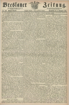 Breslauer Zeitung. Jg.50, Nr. 423 (11 September 1869) - Morgen-Ausgabe + dod.