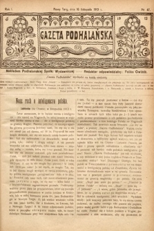 Gazeta Podhalańska. 1913, nr 47