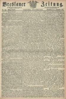 Breslauer Zeitung. Jg.50, Nr. 424 (11 September 1869) - Mittag-Ausgabe