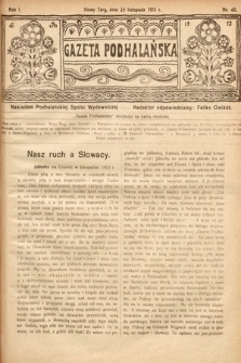 Gazeta Podhalańska. 1913, nr 48
