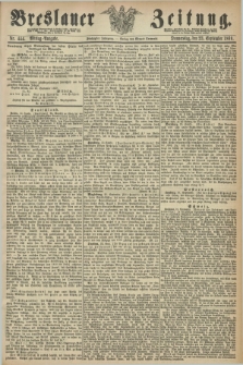 Breslauer Zeitung. Jg.50, Nr. 444 (23 September 1869) - Mittag-Ausgabe
