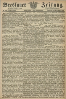 Breslauer Zeitung. Jg.50, Nr. 448 (25 September 1869) - Mittag-Ausgabe