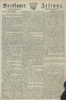 Breslauer Zeitung. Jg.53, Nr. 459 (1 October 1872) - Mittag-Ausgabe