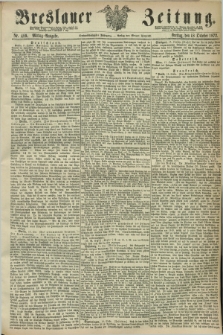 Breslauer Zeitung. Jg.53, Nr. 489 (18 October 1872) - Mittag-Ausgabe