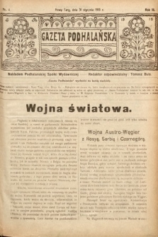 Gazeta Podhalańska. 1915, nr 4